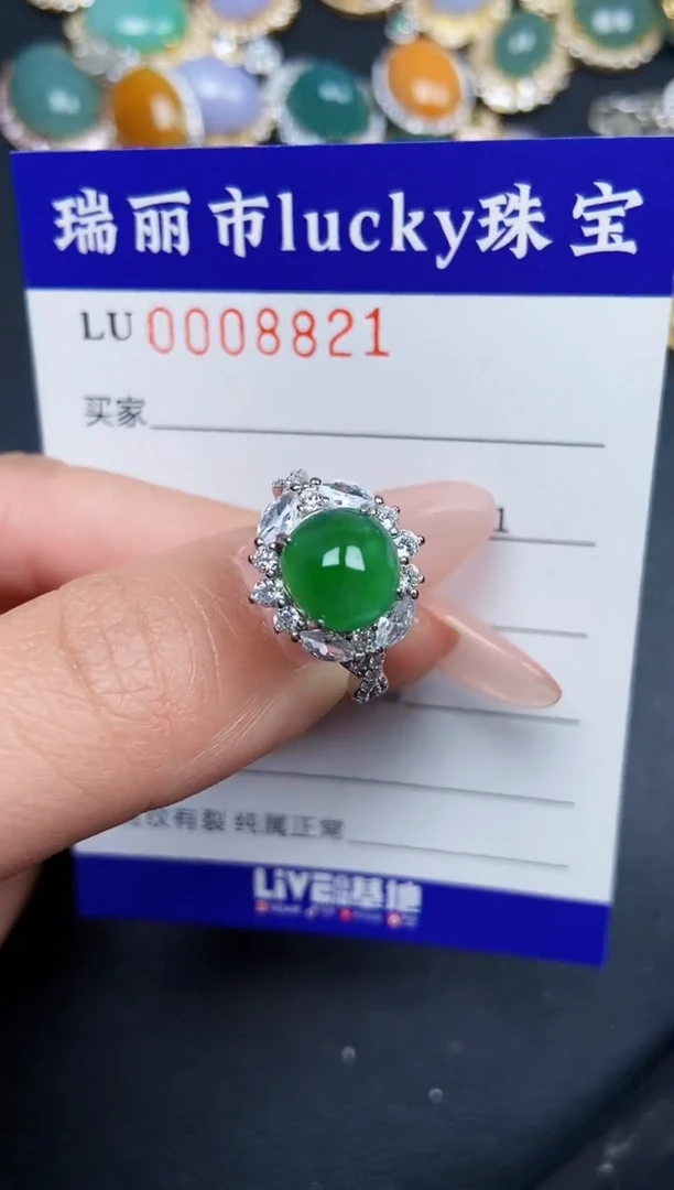 【闪购商品】翡翠颈饰银S925镶嵌8821