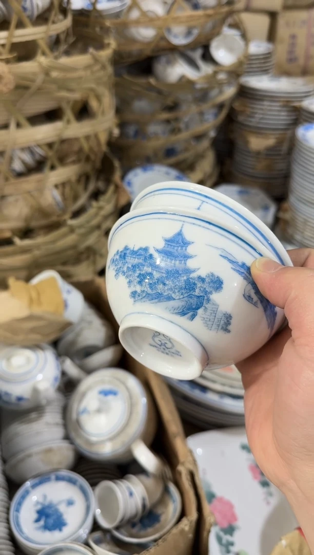 【闪购商品】摆件碗盘杯12厘米微瑕矿点介意勿拍