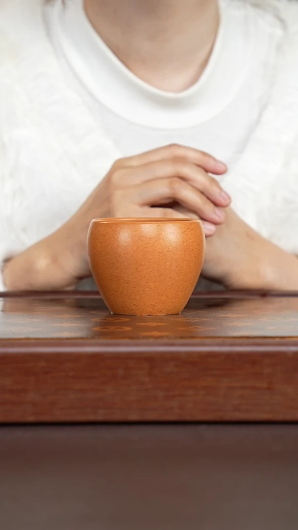茶壶紫砂老宕口黄金段风水缸杯