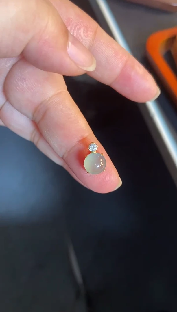 吊坠(不含链)银S925镶嵌翡翠1