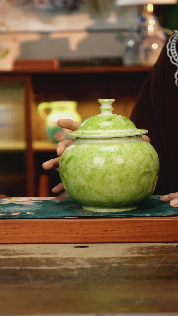 瓷片景德镇纯手工釉下彩精品茶具