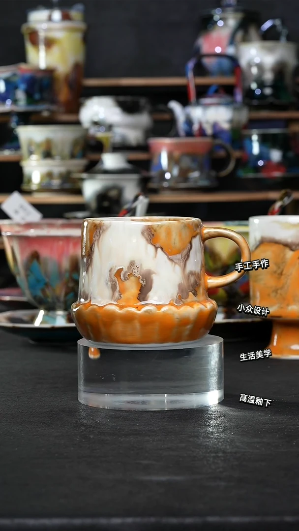 设计师款景德镇森涩手创陶瓷（食品级）057