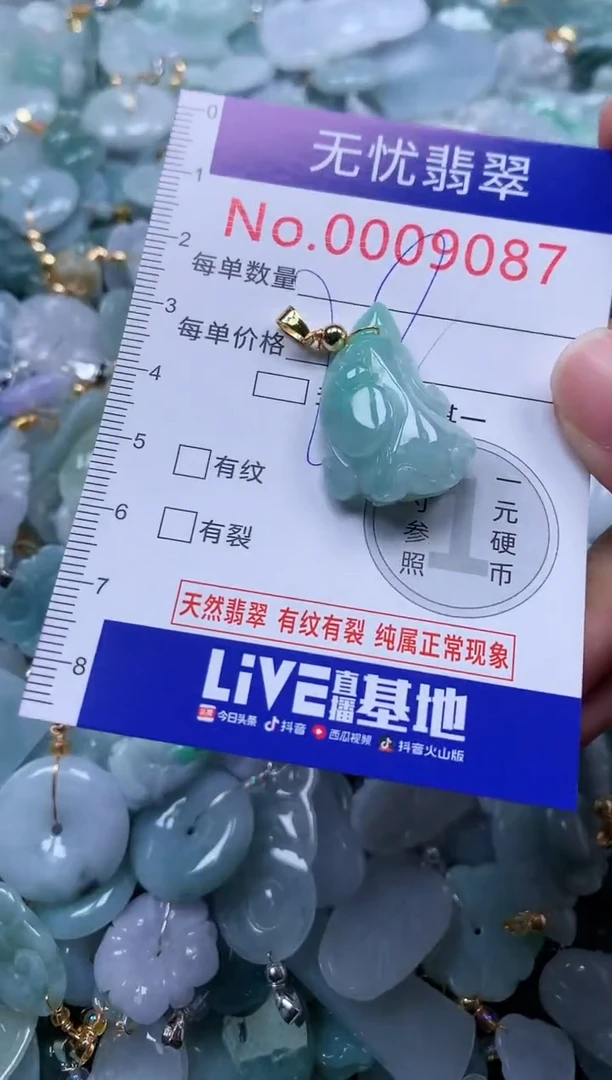 颈饰未镶嵌翡翠9087