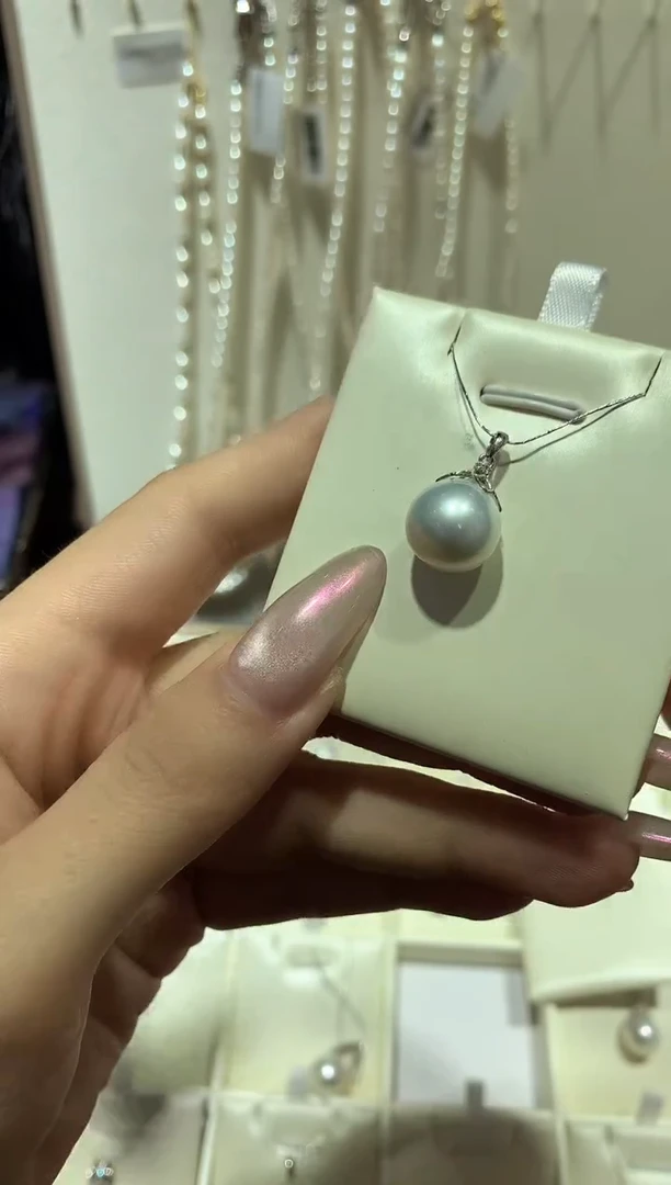 【闪购商品】海水珍珠吊坠18K金镶嵌多样性发一DD019