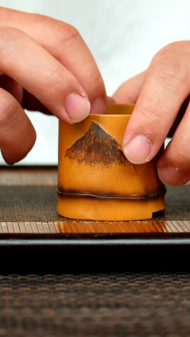 【闪购商品】紫砂茶壶紫砂竹节杯，主人杯，老段泥手工制作