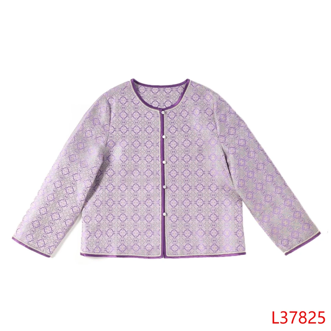 【小水专属】紫定胜宋锦外套37825