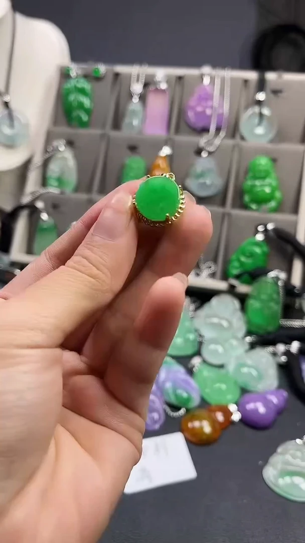 颈饰未镶嵌翡翠  所见即所得 一图一物