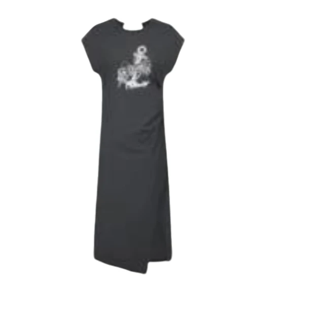 【粉丝专属】Y534009862曼德诗新款印花连衣裙气质设计师轻奢连衣裙