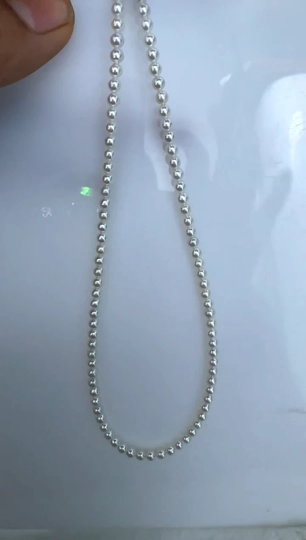 【闪购商品】淡水珍珠颈饰银S925镶嵌项链3