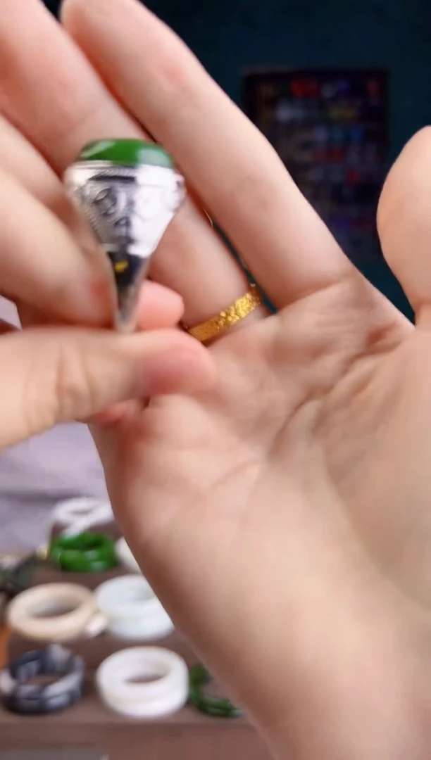 和田玉银S925镶嵌颈饰多样性发货 拍一单发一个