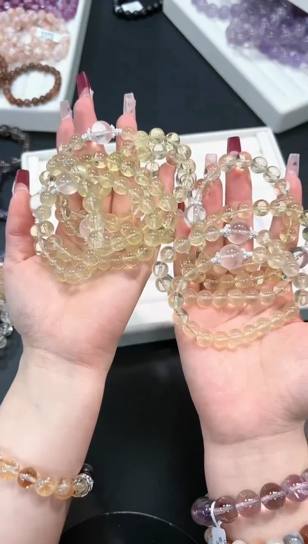 【闪购商品】水晶手串未镶嵌86f多样性发其一/1条默认微瑕
