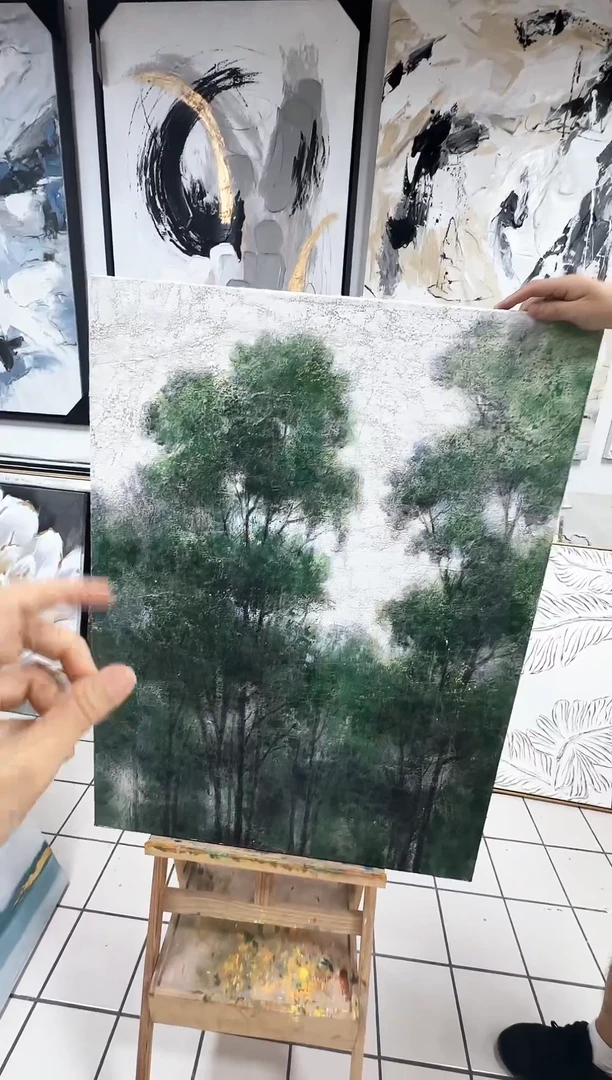 168现代装饰画油画75cm*100cm