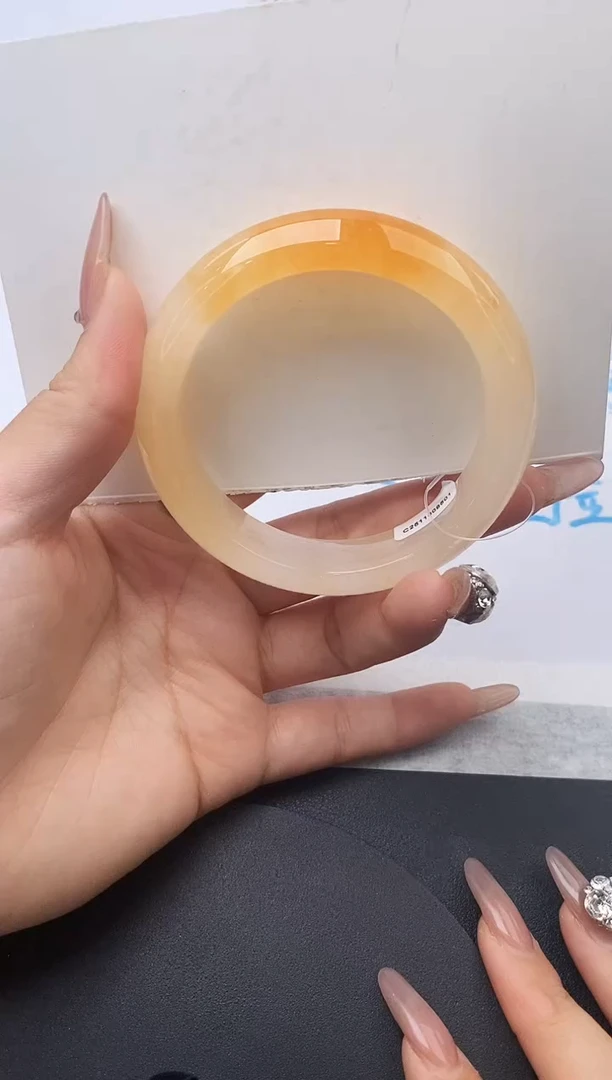 未镶嵌手镯石英质玉w98-HHB56+