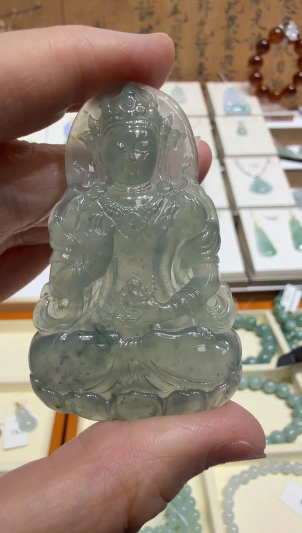 翡翠挂件未镶嵌A货翡翠多样性孤品