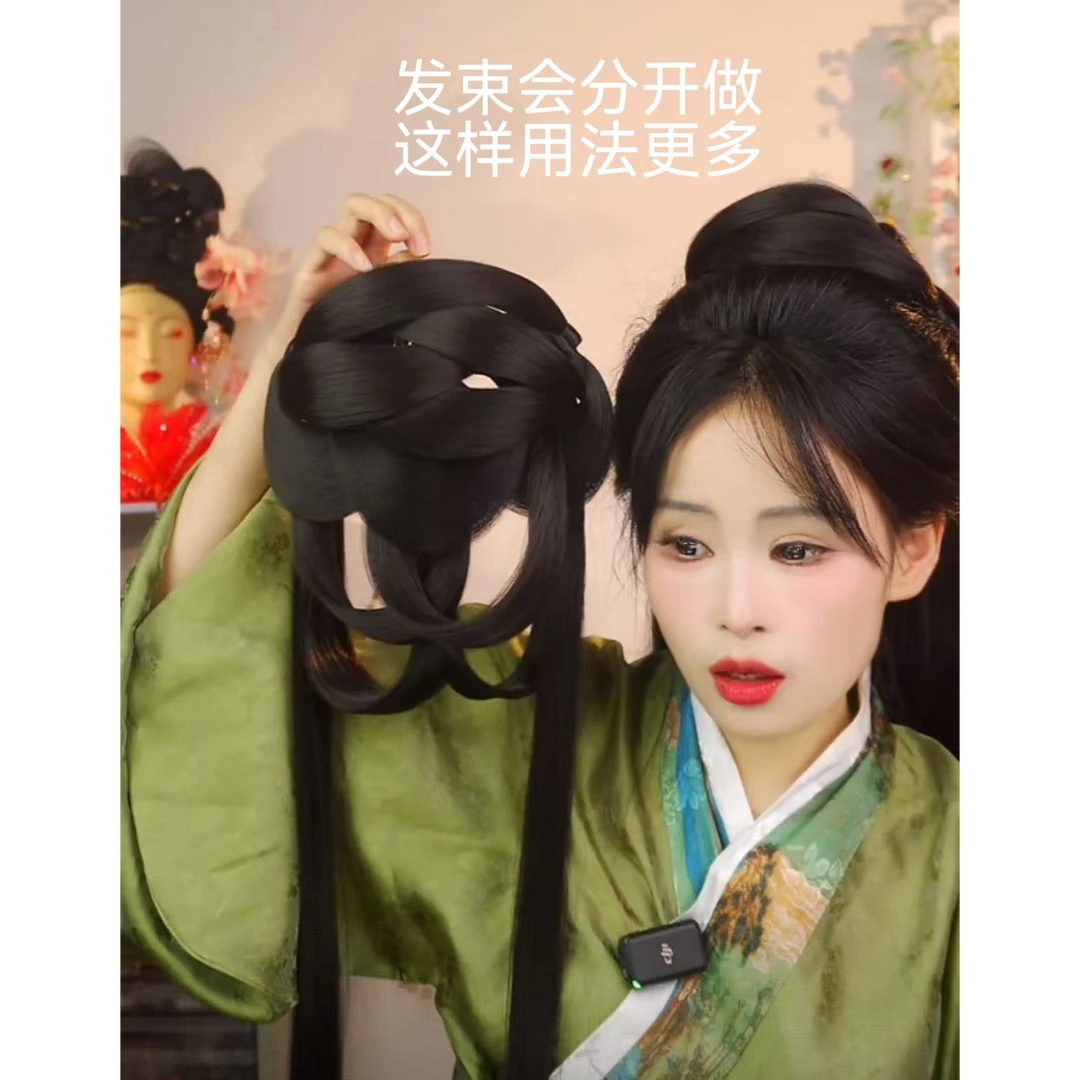 蓝熙感恩发髻 抓夹款一体式 成人儿童可用 细节控不拍 手工有瑕疵