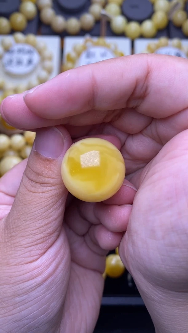 裸石琥珀未镶嵌 大小姐珠宝严选卡24mm48