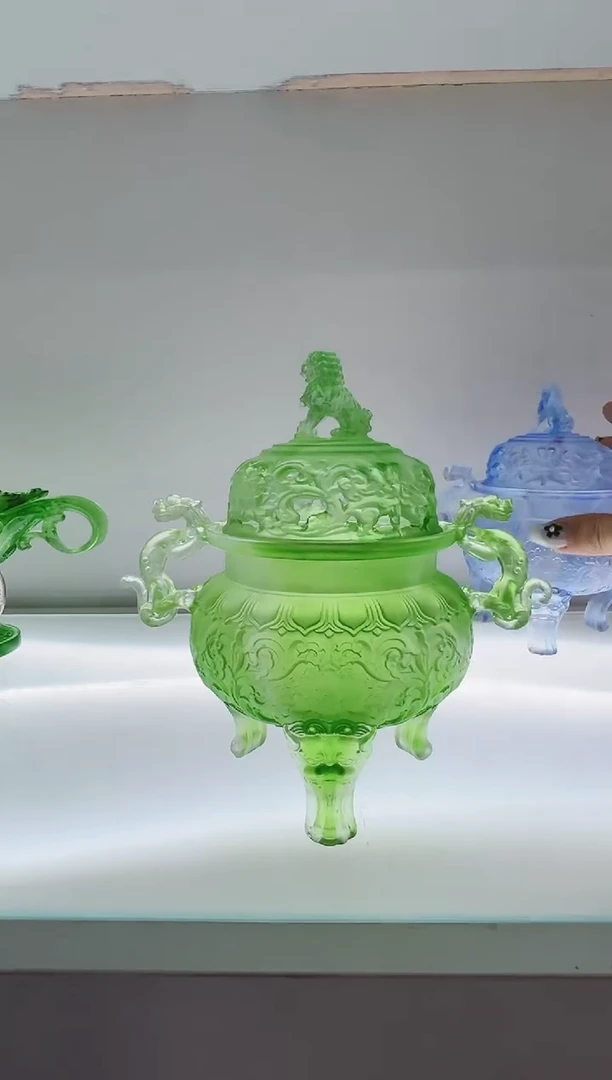 手工艺品琉璃古法琉璃帝王炉