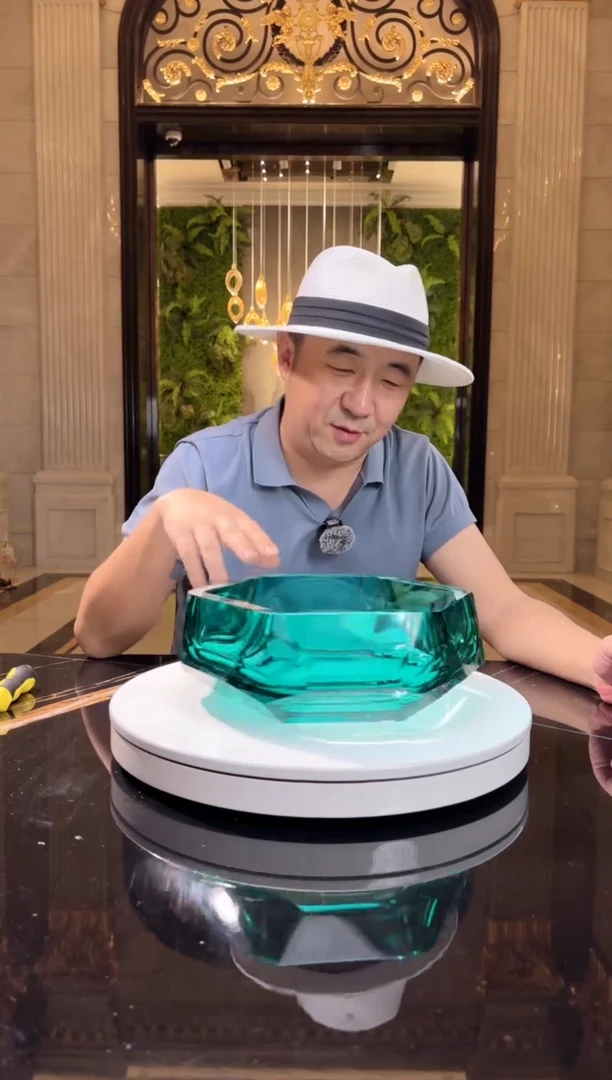 琉璃手工艺品梨艺术果盘摆件AJ02083