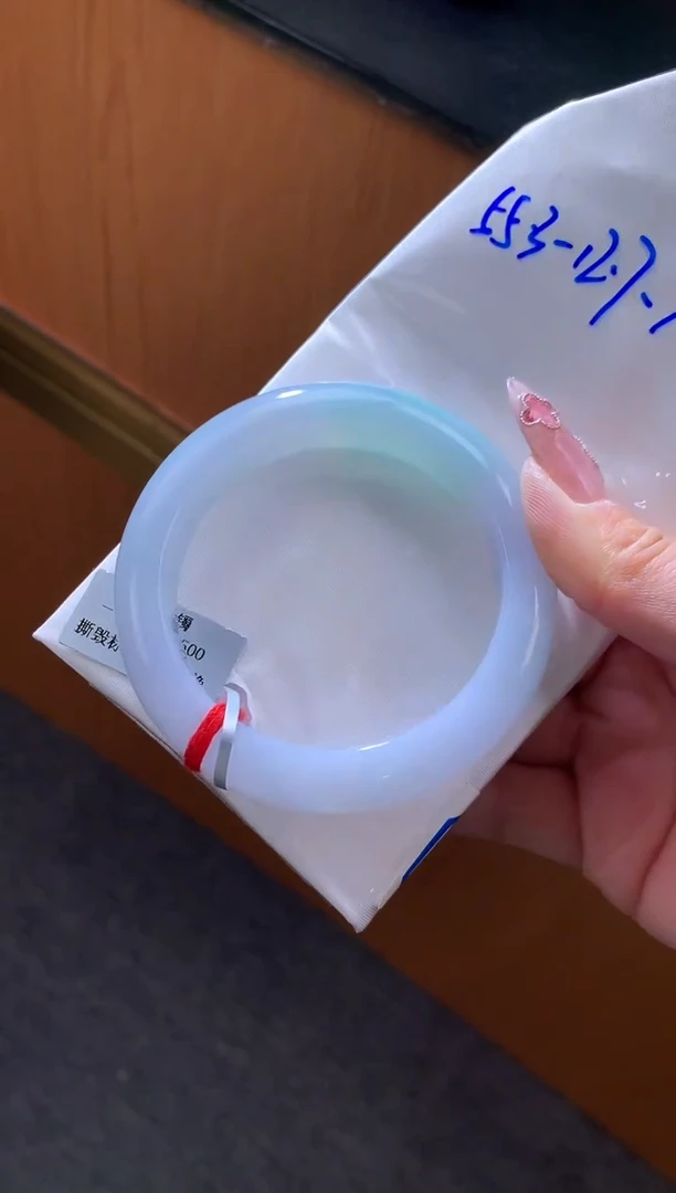 未镶嵌手镯翡翠-F51-正圈55.3