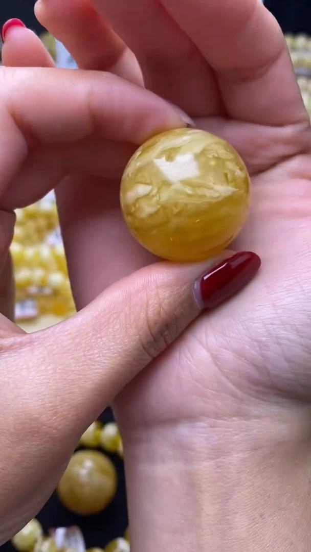 裸石蜜蜡未镶嵌葵.8 尺寸29.9mm微瑕