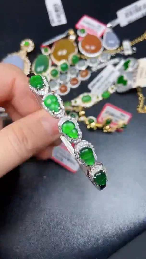 银S925镶嵌戒指翡翠1940