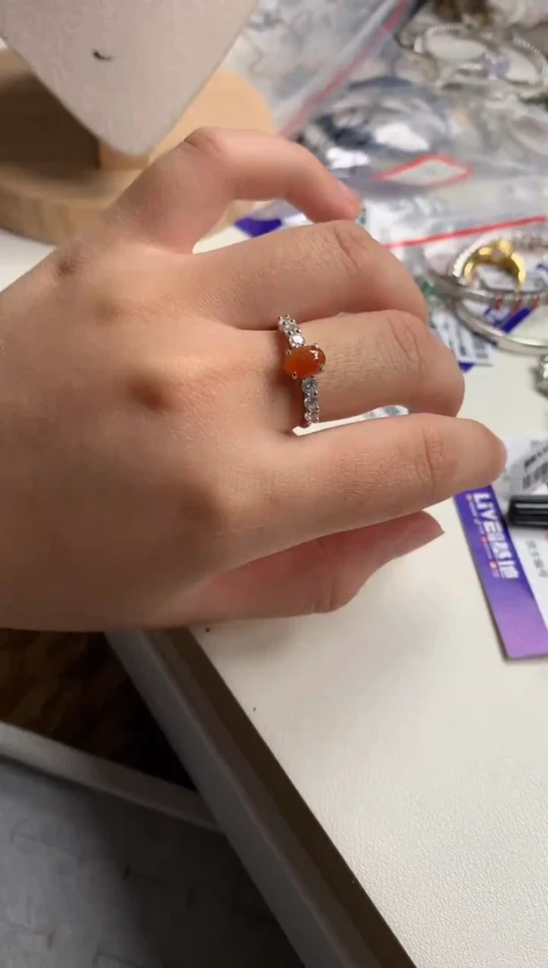 银S925镶嵌戒指翡翠26