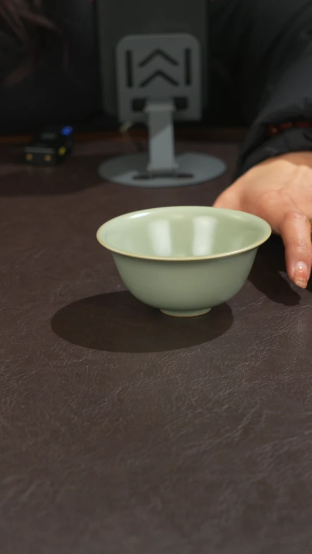 瓷宣宝汝瓷原矿原釉手工作品