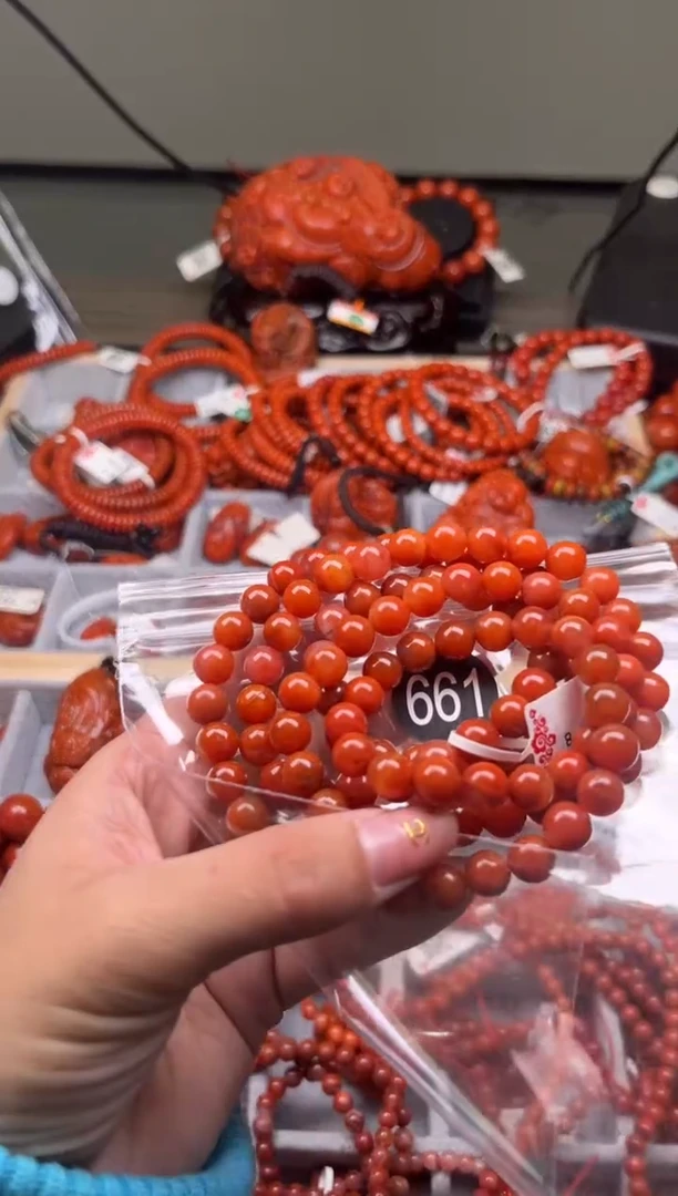 【闪购商品】南红玛瑙珠宝奇石未镶嵌661-8+