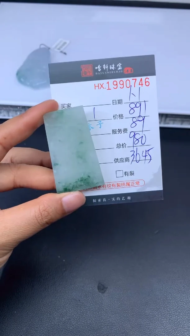 未镶嵌挂件翡翠哈轩 挂件1