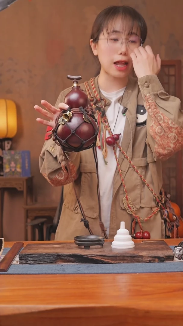 1796号链接精品大漆葫芦现货现发[一物一拍]