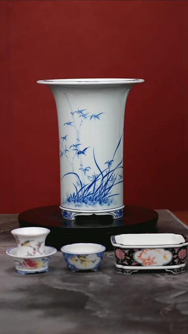 其他青花兰花草名家之作