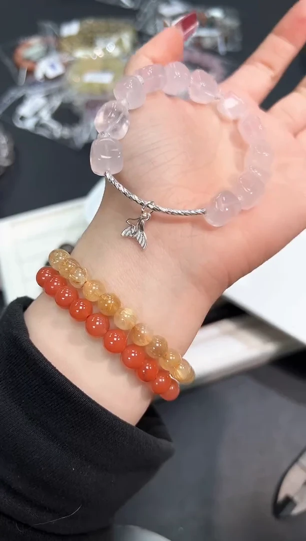 【闪购商品】水晶手串未镶嵌93q多样性发其一/1条默认微瑕