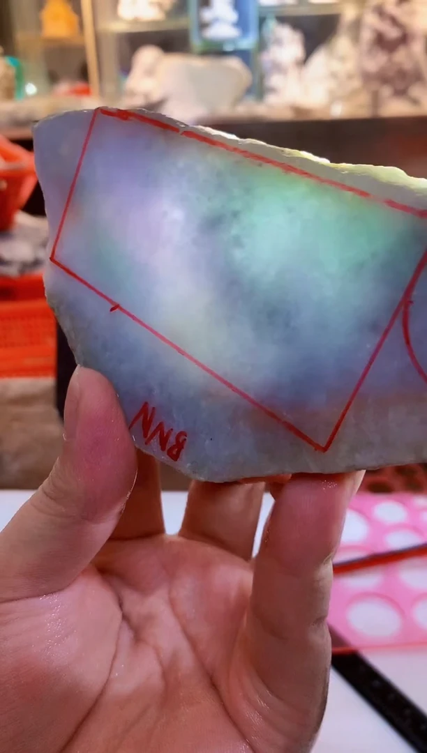 裸石翡翠0朱0翡翠珠宝688