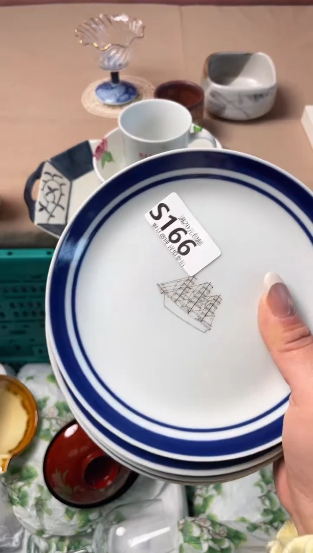 瓷片春***妍瓷器瓷器S166