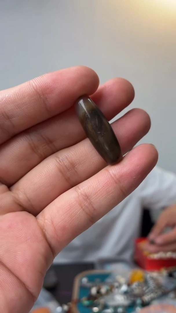 玛瑙/玉髓项链未镶嵌噶玛珠宝