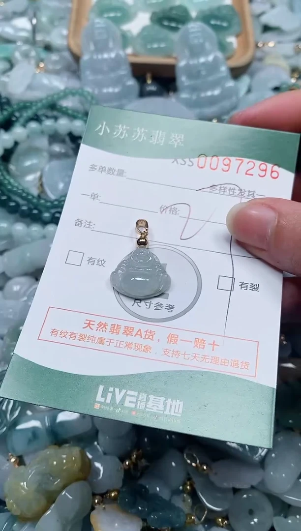 【闪购商品】翡翠颈饰未镶嵌闪购商品0097296