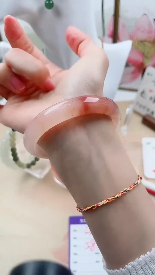 石英质玉手镯未镶嵌L21微色差58.6mm