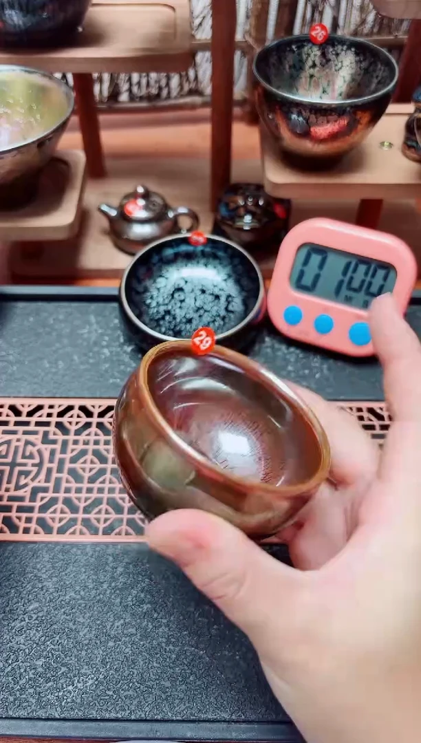 茶盏刘**忆29号建盏工匠茶器