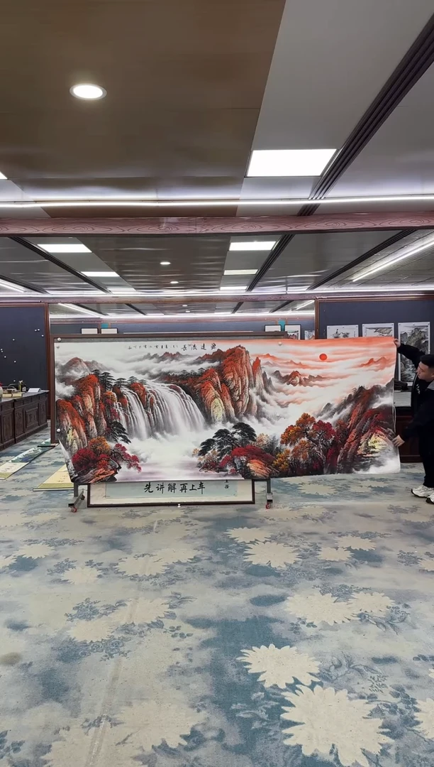 国画W-刘雪红-大丈二-山水国画