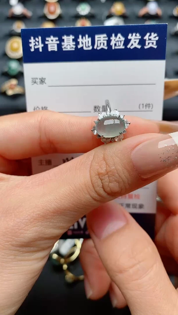 【闪购商品】翡翠戒指银S925镶嵌............