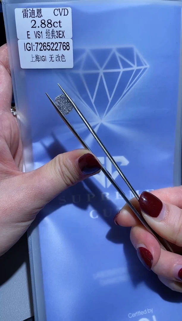 裸石实验室培育钻石2.88E726522768