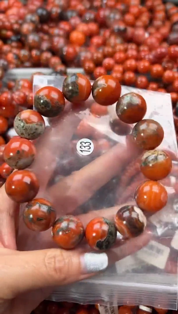 未镶嵌手串南红玛瑙莲**手17+