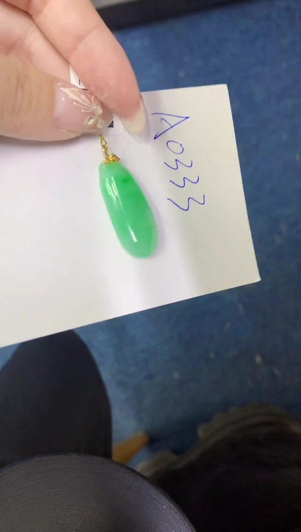 【闪购商品】翡翠颈饰18K金镶嵌000000000000