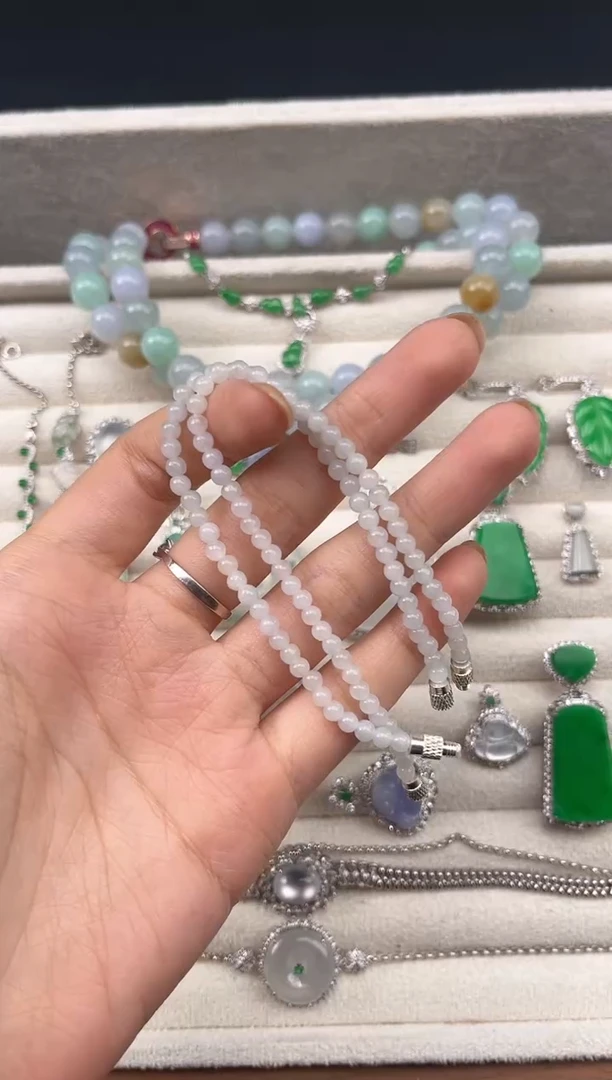 手串翡翠未镶嵌翠小二缅甸翡翠严选多样性发其一