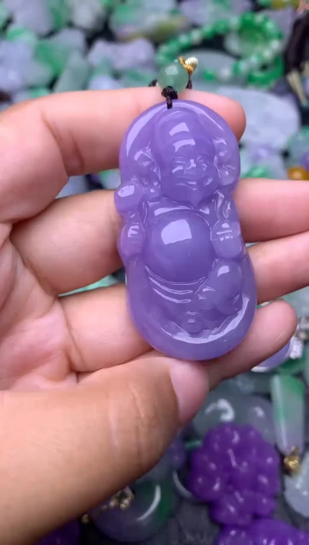 颈饰未镶嵌翡翠缅甸翡翠吊坠