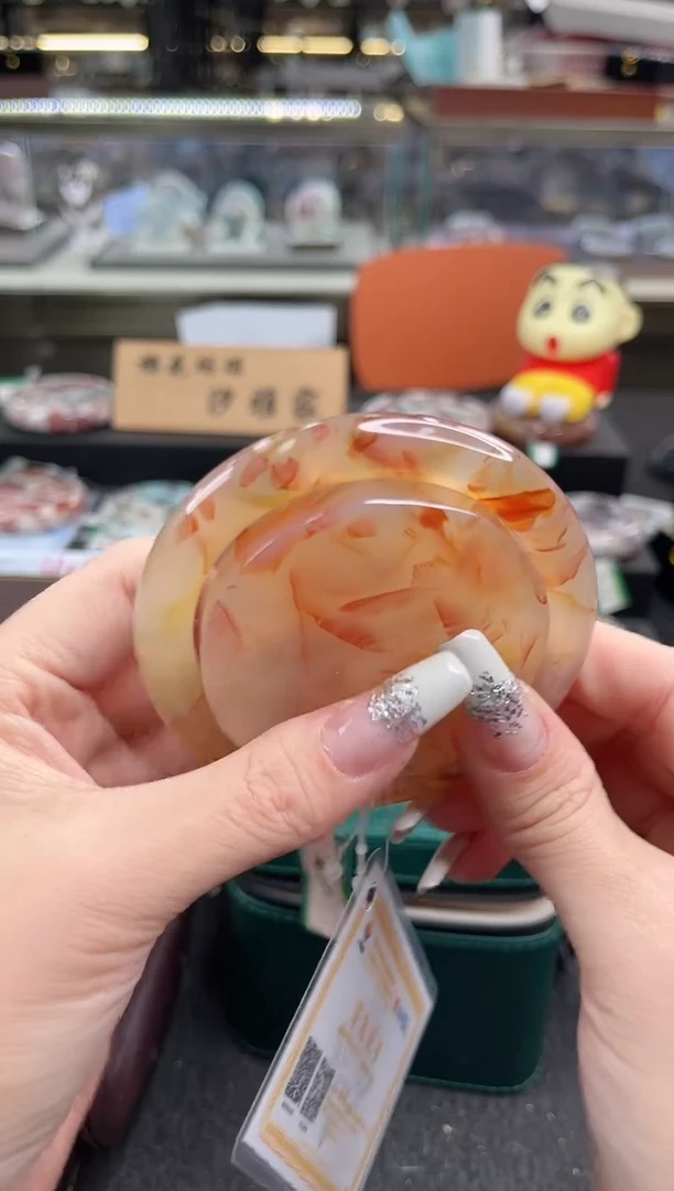 未镶嵌手镯石英质玉尘*丷圈口（赠品镯心）