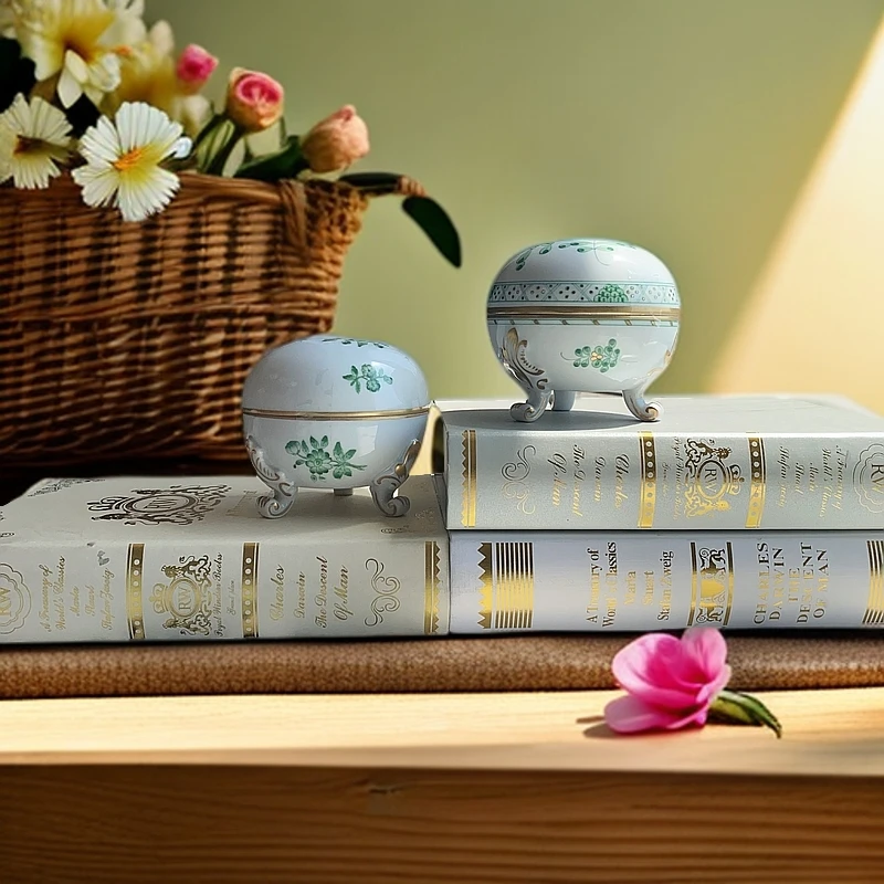 手绘三足首饰盒系列