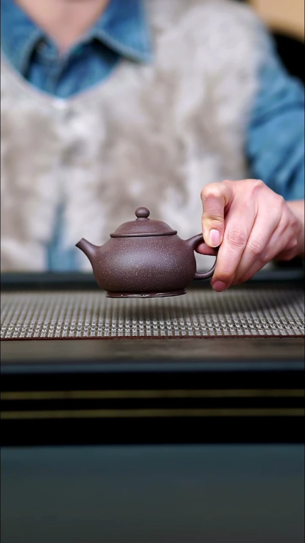 茶壶紫砂半手天青潘壶150cc