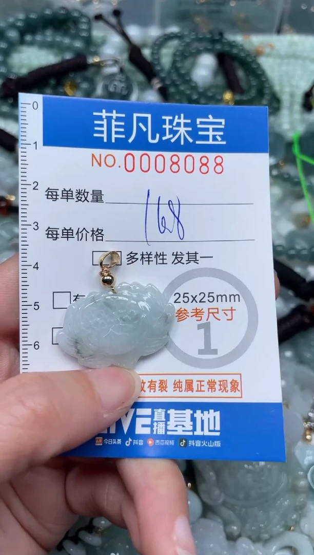 【闪购商品】翡翠颈饰未镶嵌00..8088