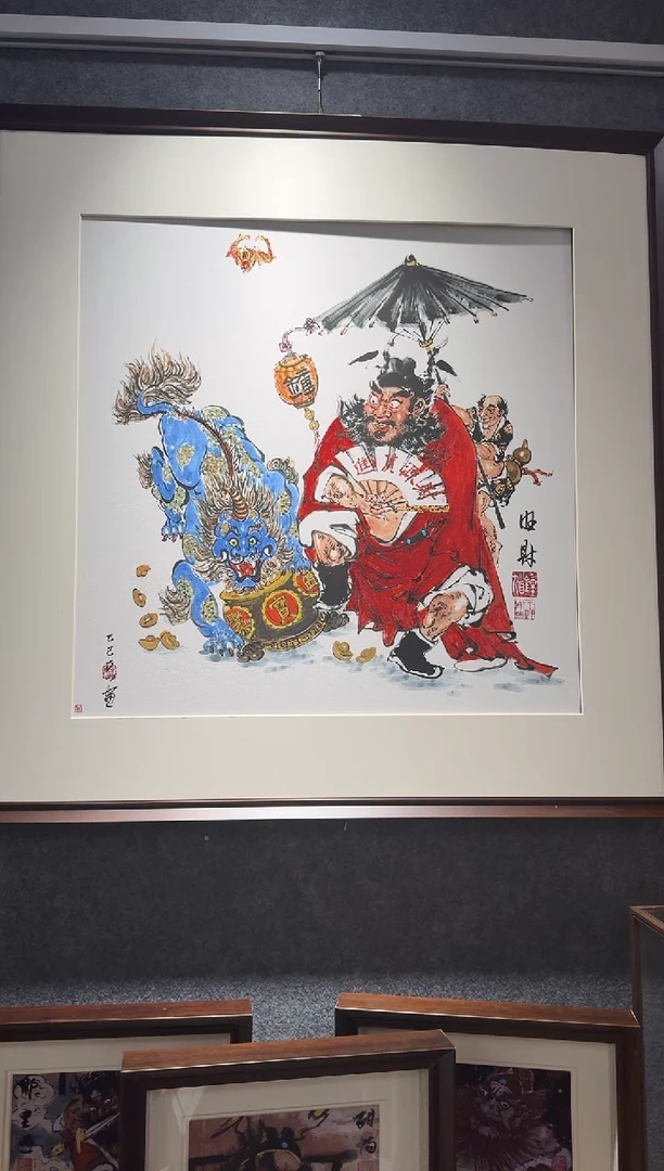 国画风*牛百川老师手绘48*48现画一物一拍